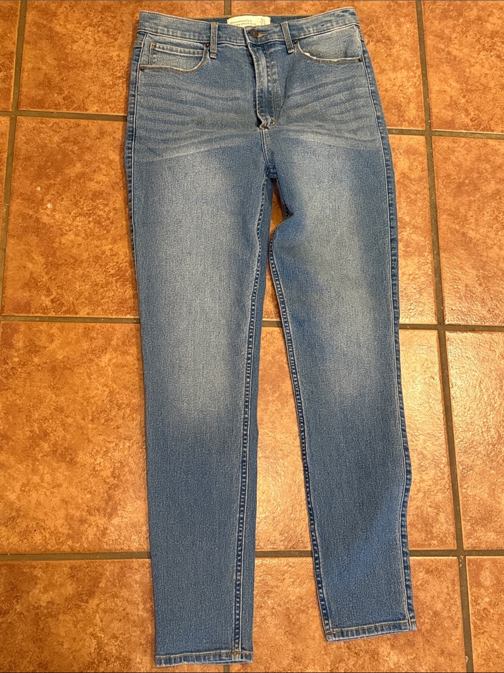 Abercrombie & Fitch Light Blue Women's Skinny Jeans